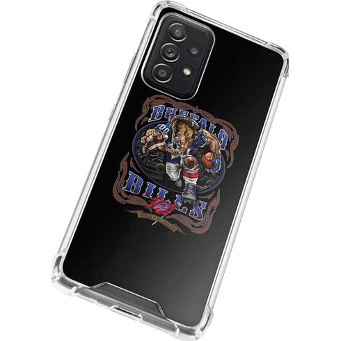 Liquid Blue NFL Buffalo Bills Running Back Galaxy A72 5G Clear Case